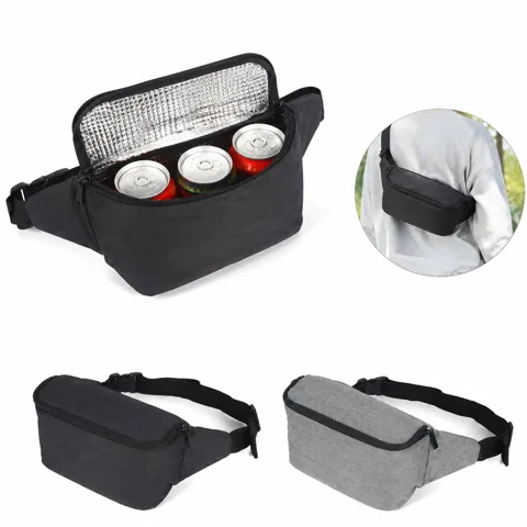 Insulated Cooler Fanny Pack with Adjustable Waist Strap 2