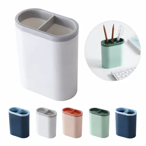 PP Pencil Holder with Multiple Compartments for Desk 2
