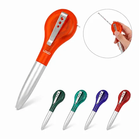 Retractable Measuring Tape Pen with Level, Multifunction