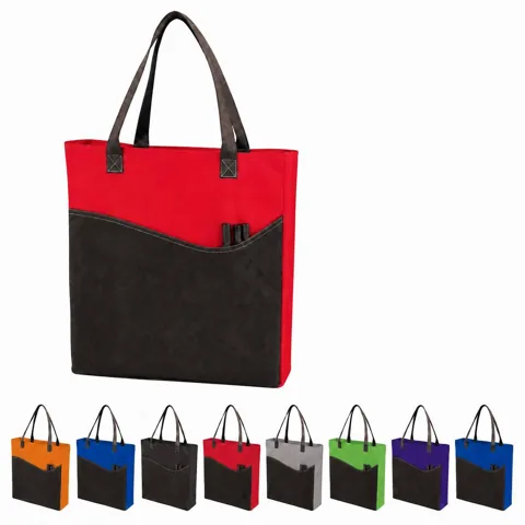 Eco-Friendly Non-Woven Tote Bag with Front Pocket 2