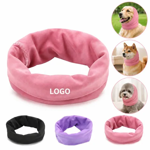 Calming Dog Headband Scarf with Adjustable Fit for Anxiety