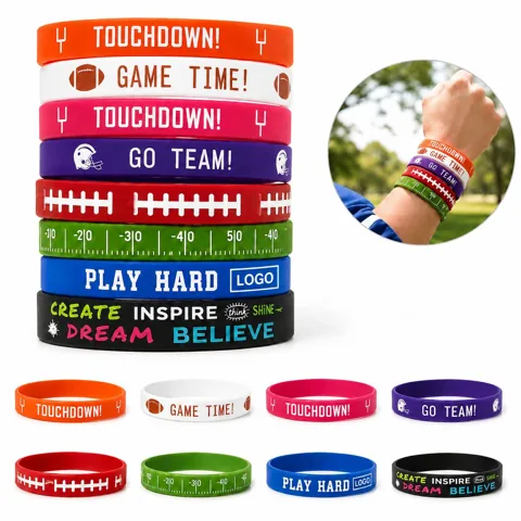 Customizable Silicone Sports Wristband for Events and Daily