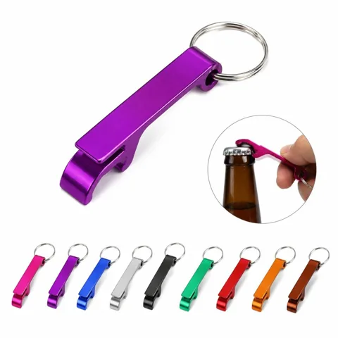 Aluminum Bottle Opener Keychain Durable EDC Tool 2