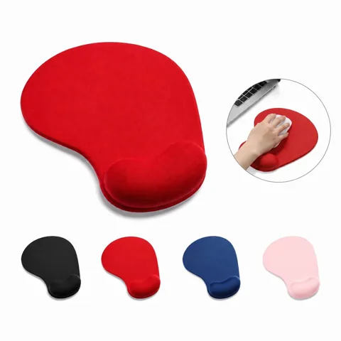 Ergonomic Mouse Pad with Wrist Rest, Non-Slip Fabric Surface 2