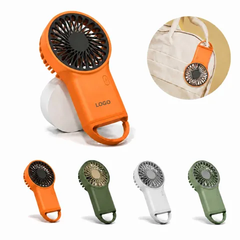 Rechargeable Mini Clip Fan with 3 Speeds, Quiet & Portable