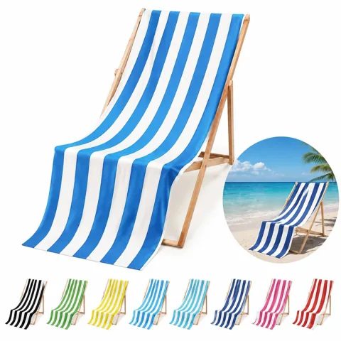 Plush Oversized Cotton Beach Towel 28x55 for Lounging 2