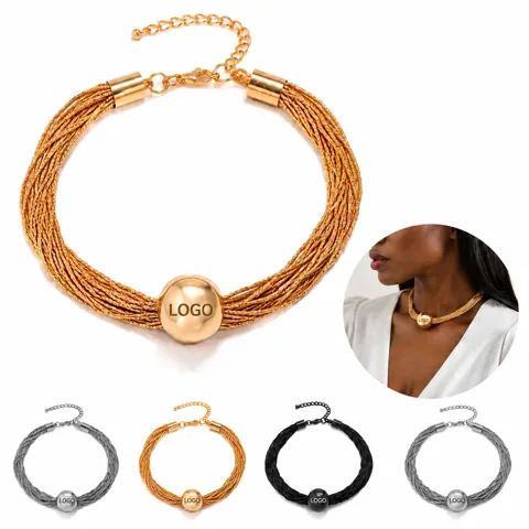 Women's Tarnish-Resistant Metal Necklace Set, Versatile