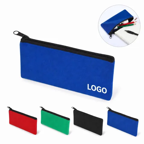 Water-Resistant Chloroprene Rubber Pencil Case with Zipper