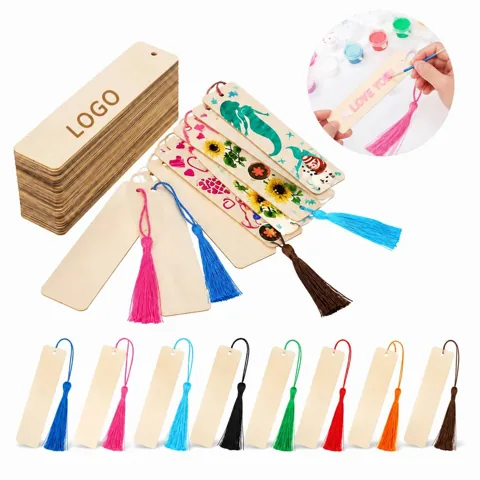DIY Wooden Bookmark Blanks for Crafting and Personalization