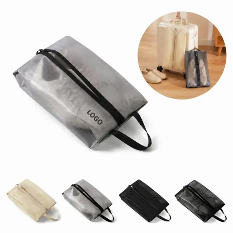 Visible Breathable Mesh Shoe Bag for Beach Gym Travel