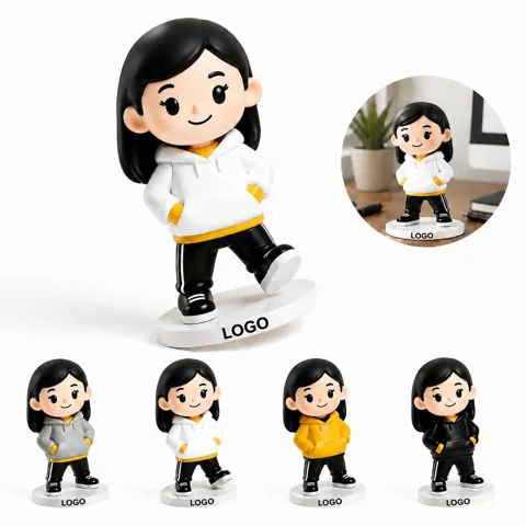 Customizable PVC Figurine 3D Collectible with Display Base