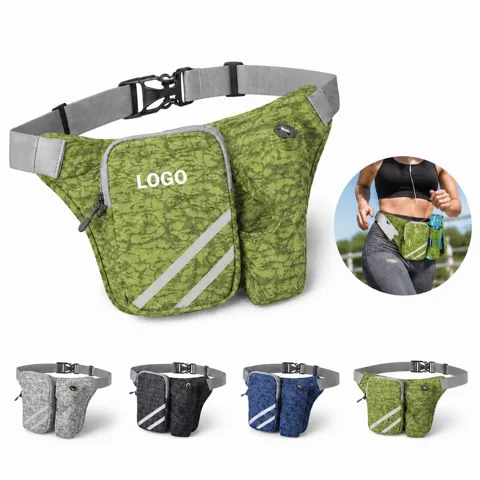 Camouflage Waterproof Kettle Fanny Pack for Running Hiking
