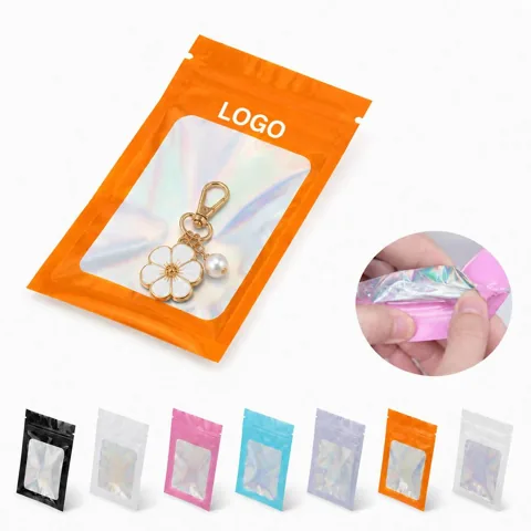 Holographic Resealable Bags, Metallic Mylar Storage for Everyday Use
