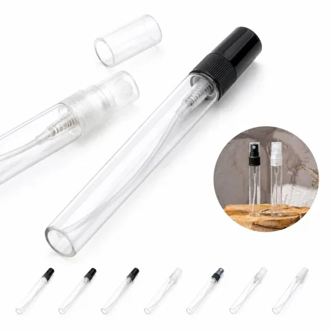 0.34 oz Glass Mist Spray Bottle Fine Mist Refillable 2