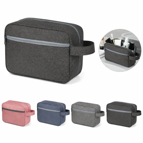 Compact Travel Toiletry Bag with Water-Resistant Organizer 2
