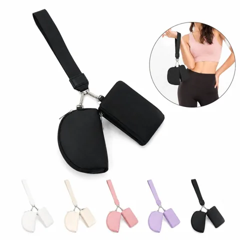 Waterproof Nylon Wristlet Wallet with Detachable Strap for Everyday Use 2