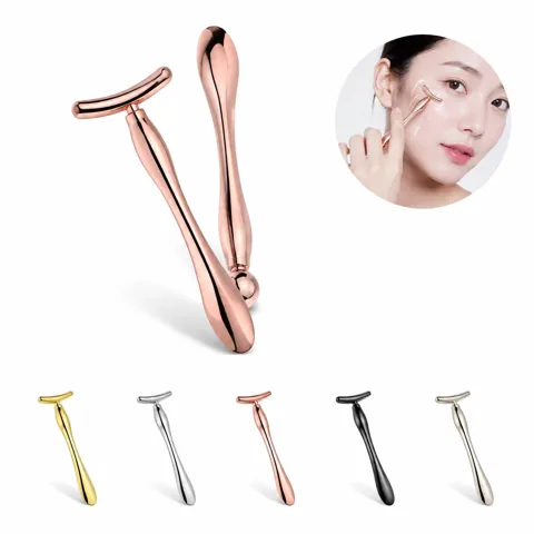 2PCS Metal Eye Cream Applicator Y-Shaped Facial Massage Tool 2
