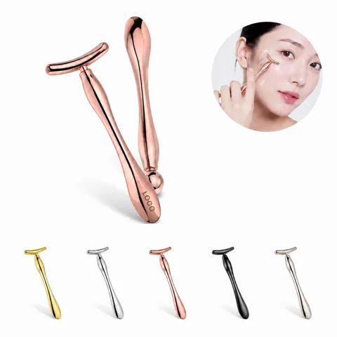 2PCS Metal Eye Cream Applicator Y-Shaped Facial Massage Tool