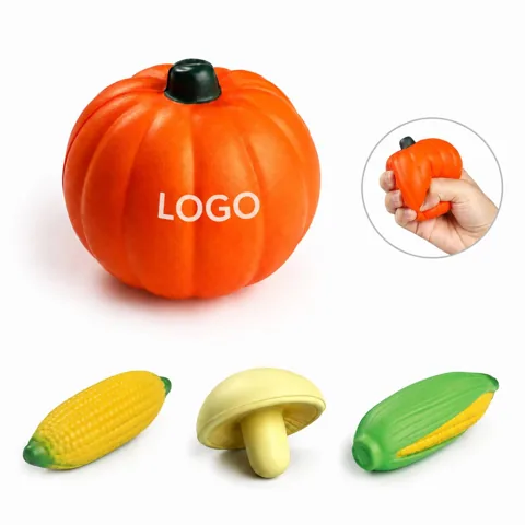 Eco-Friendly Stress Pumpkin Squeeze Toy for Anxiety Relief