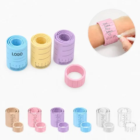 Custom Reusable Erasable Silicone Memo Wristband for Notes