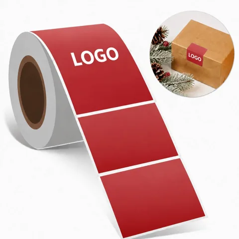 3x3 Waterproof Custom Sticker Roll, Die Cut Square Labels 1