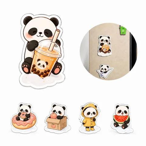 Custom Acrylic Fridge Magnets with Personalized Logo 2