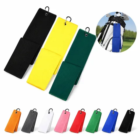 AVID GOLFER Trifold Waffle Towel for Golf Bag, Absorbent 2
