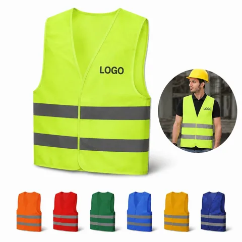 High Visibility Mesh Reflective Safety Vest with Pockets