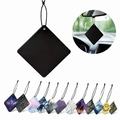 Lavender Paper Car Air Freshener, Custom Shape, Long-Lasting 2