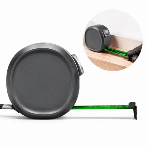 Fluorescent Tape Measure 3m, Retractable Locking 2
