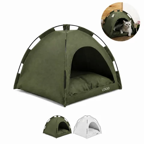 Ultra-Soft Cat Bed Tent with Breathable Mesh and Foldable