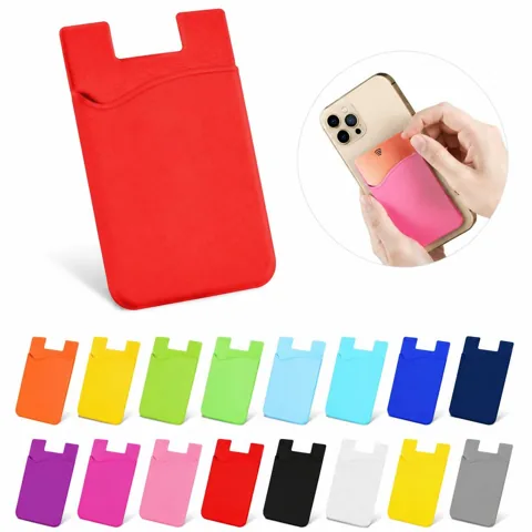 Silicone Card Holder Phone Case with Non-Slip Grip 2