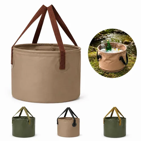 10L Portable Folding Water Bucket for Camping Hiking Fishing 2