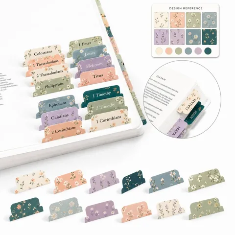 Pastel Sticky Index Tabs for Books, Binders, Documents 2