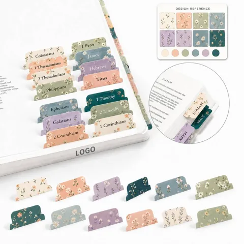 Pastel Sticky Index Tabs for Books, Binders, Documents