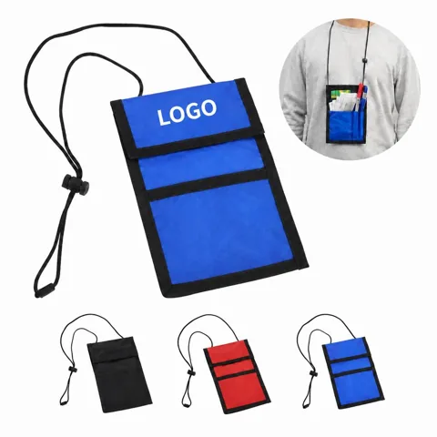 Durable Nylon Badge Holder with Multi-Pocket Storage and More