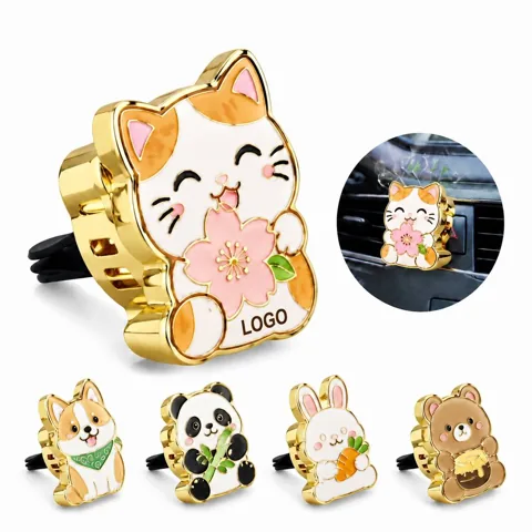 Panda Car Air Freshener Tablet, Long-Lasting Aromatherapy