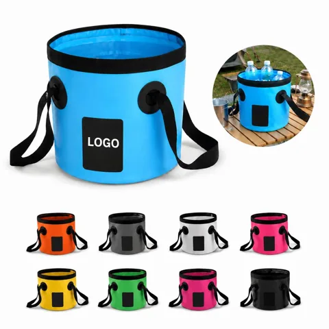 Leakproof PVC Folding Bucket Portable Collapsible Water