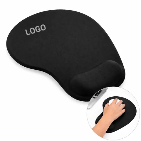 Ergonomic Foam-Filled Wrist Support Gaming Mouse Pad with Added Functionality