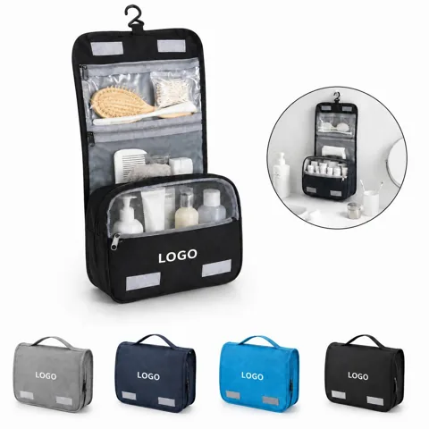 Waterproof Wet Dry Toiletry Bag with Separation Compartments
