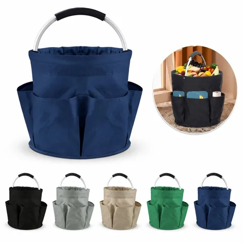 Collapsible Picnic Basket with Handle for Outdoor Dining 2