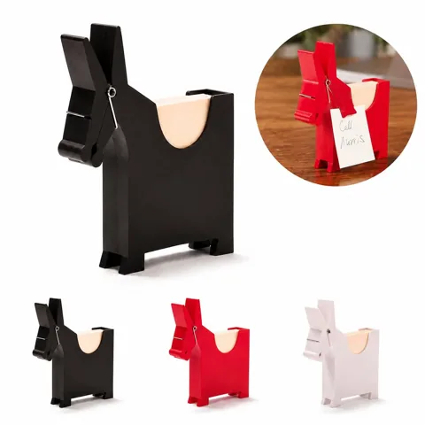 Pony-Shaped Sticky Note Holder for Desk Organization 2