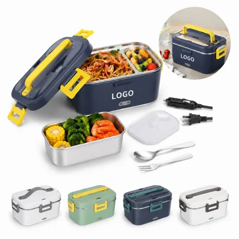 1.8L Stainless Steel Electric Heated Lunch Box, Rapid