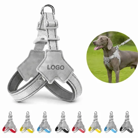 Reflective Dog Harness with Adjustable Straps for Comfort