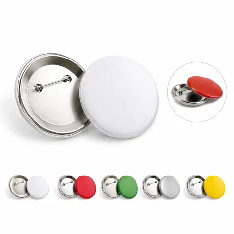 Custom Round Pin Badges 2.25 Inch with Durable Metal Backing 2