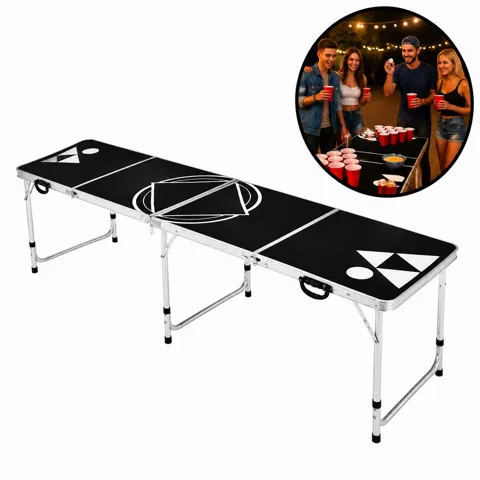 Adjustable Portable Beer Pong Table for Parties and More 2