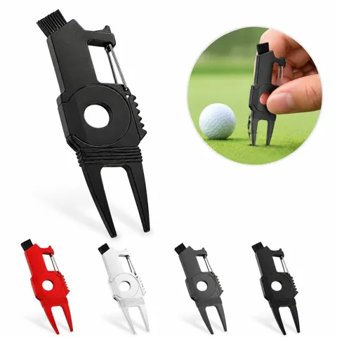 Golf Divot Repair Tool with Ball Marker, 7-Inch Metal 2