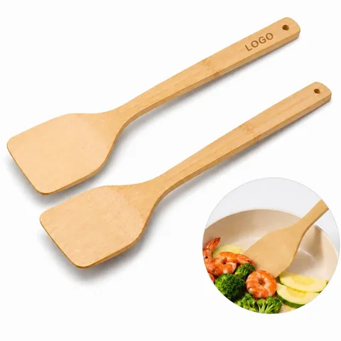 Natural Bamboo Spatula for Non-Stick Cookware, Heat