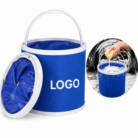 Collapsible Camping Bucket with Water-Resistant Interior