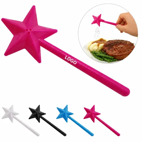 Wand Salt & Pepper Shakers Set with Precision Dispensing
